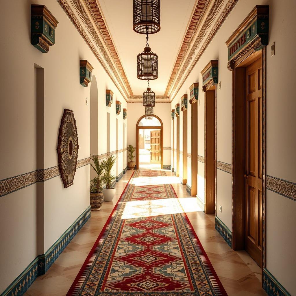 Tribal hallway - AI Generated