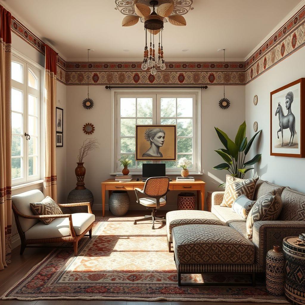 Tribal home office - AI Generated