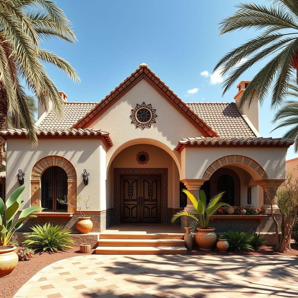 Tribal house exterior - AI Generated