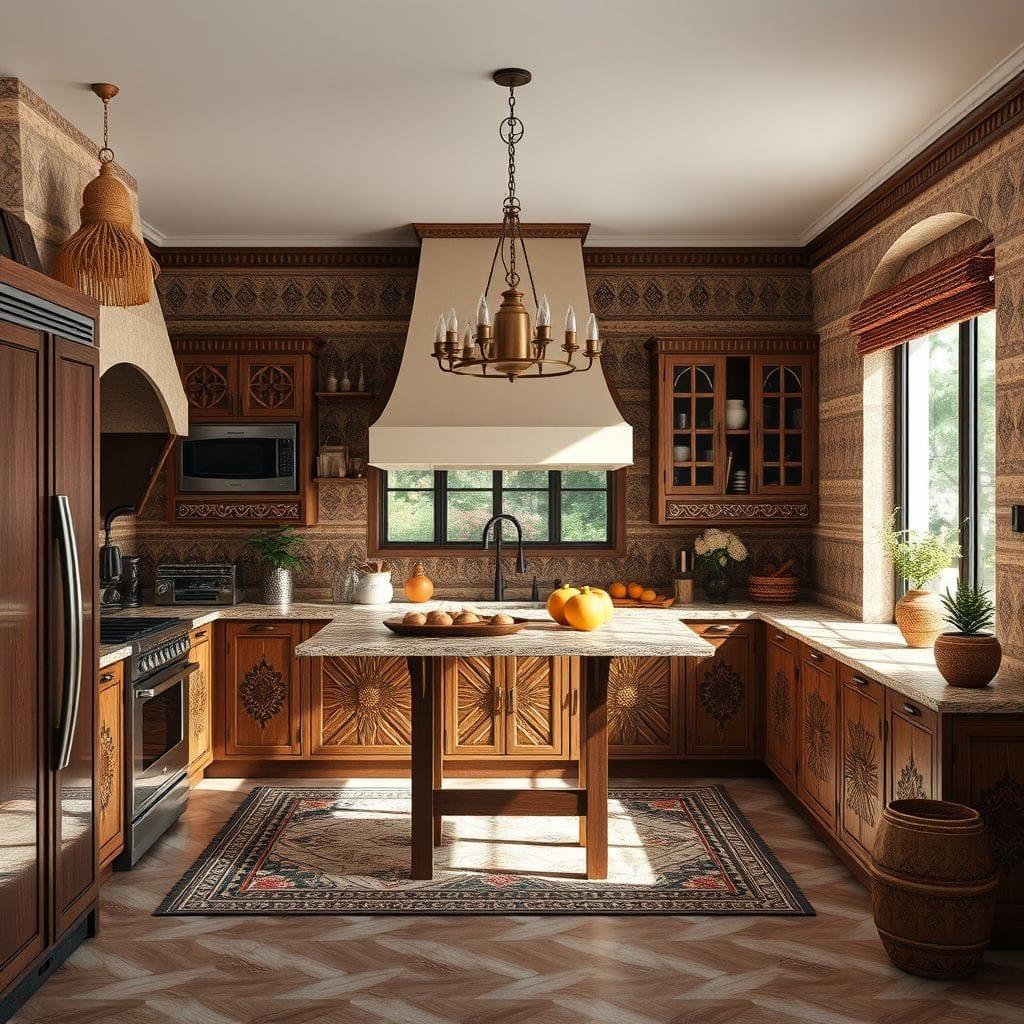 Tribal kitchen - AI Generated