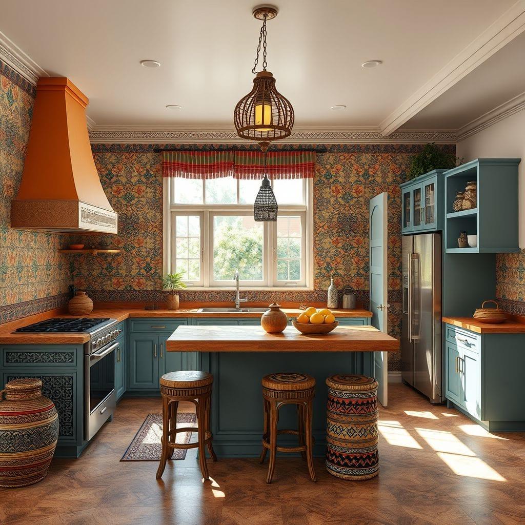 Tribal kitchen - AI Generated