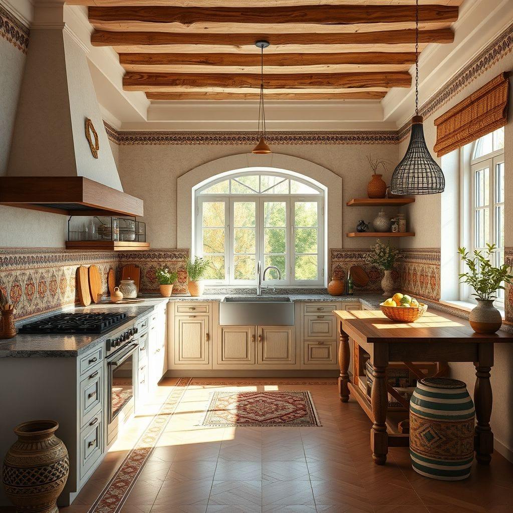 Tribal kitchen - AI Generated
