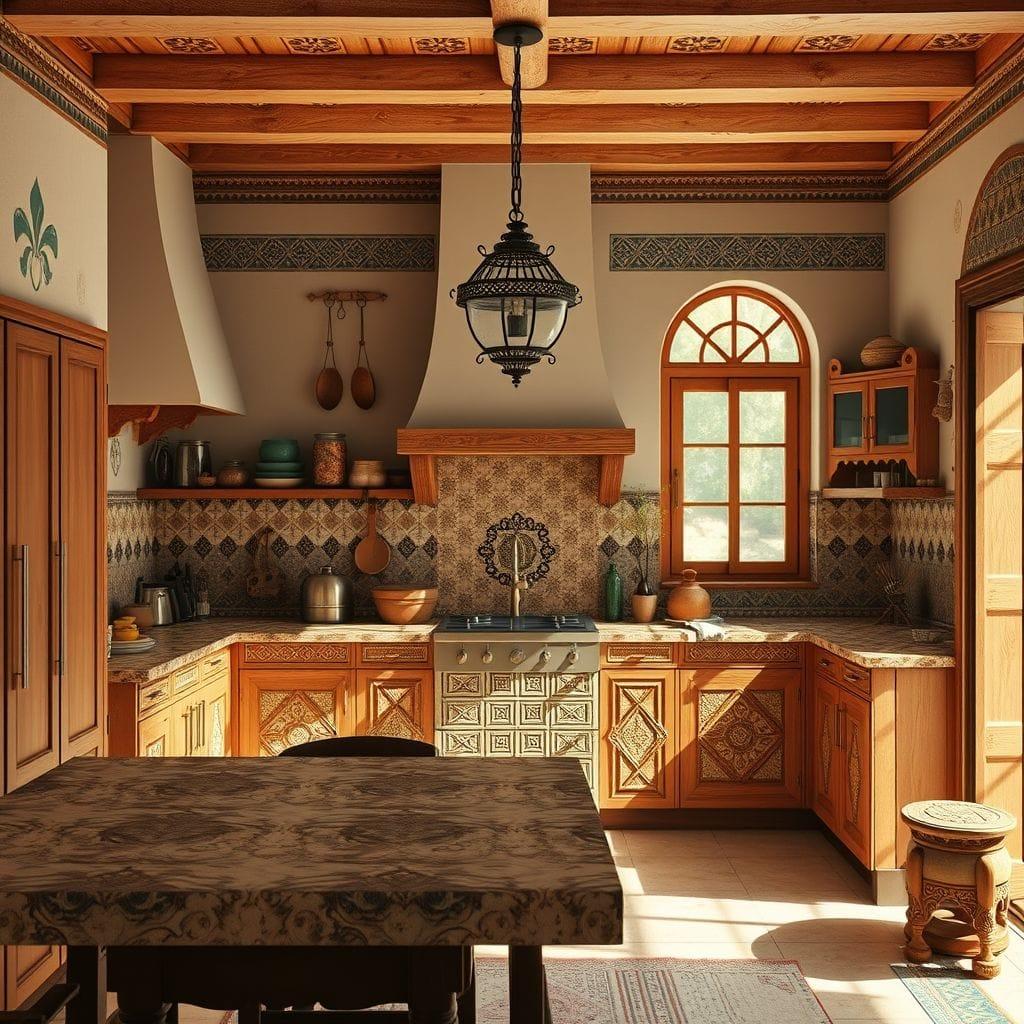 Tribal kitchen - AI Generated