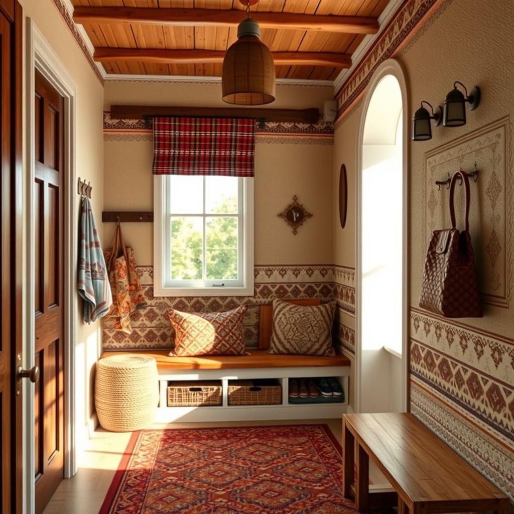 Tribal mudroom - AI Generated