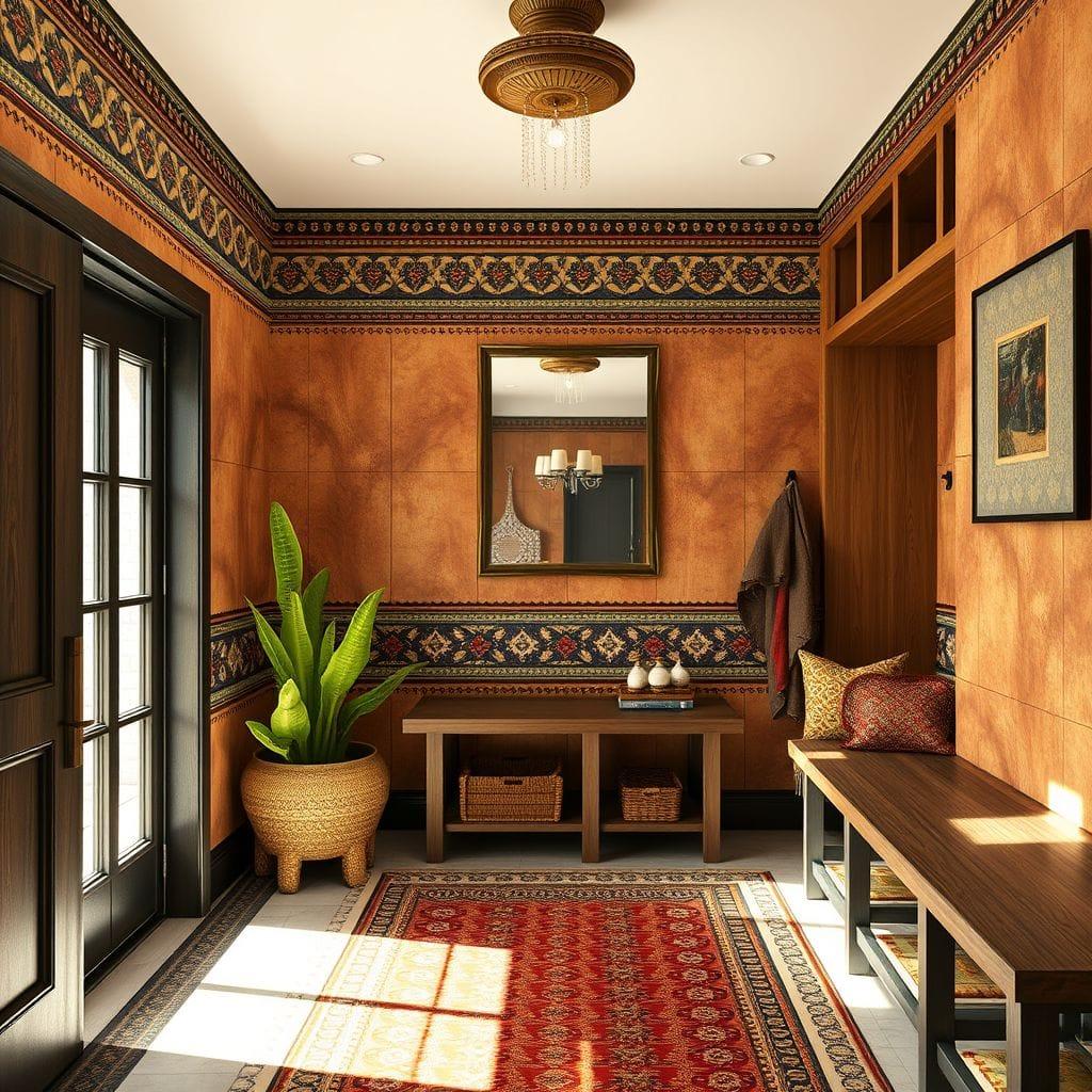 Tribal mudroom - AI Generated