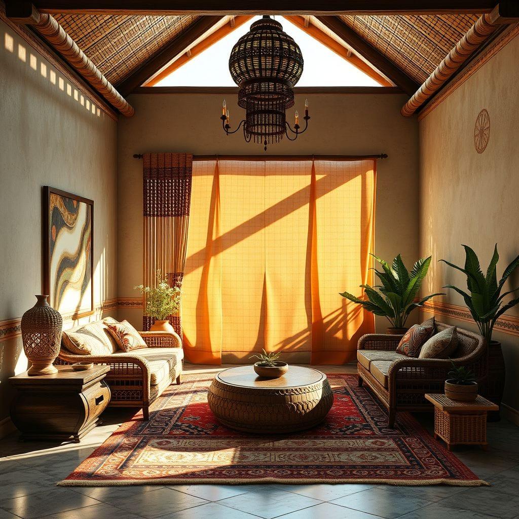 Tribal onsen - AI Generated
