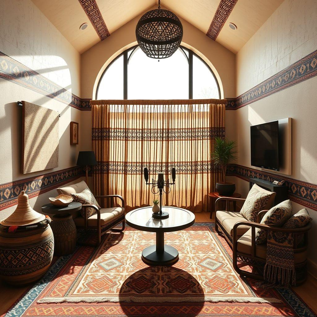 Tribal podcast studio - AI Generated
