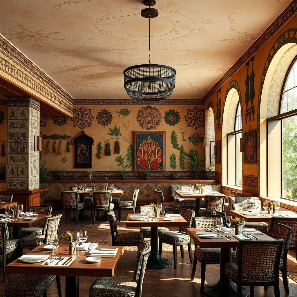 Tribal restaurant - AI Generated