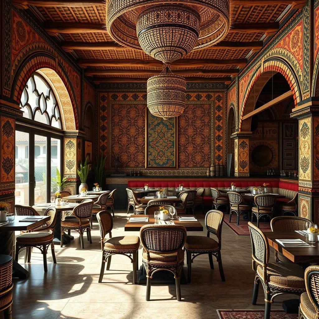 Tribal restaurant - AI Generated