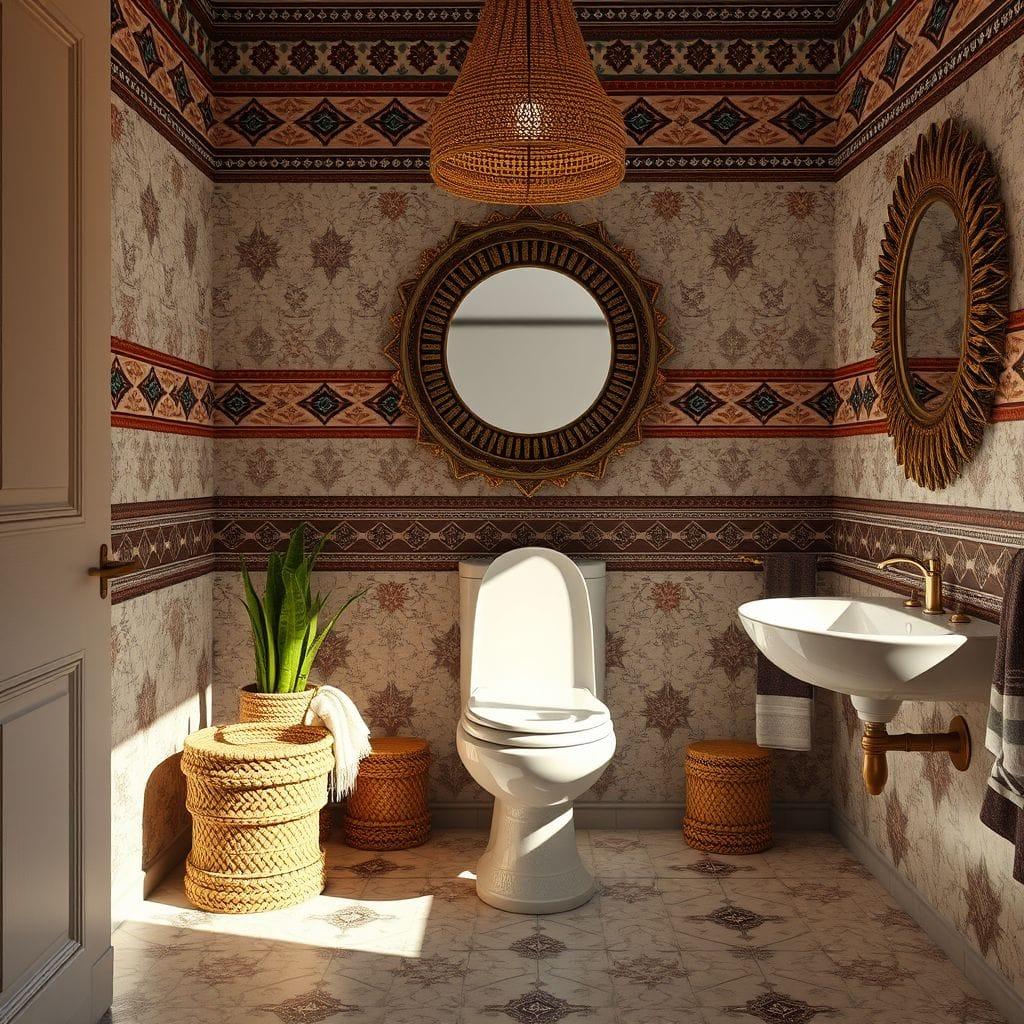 Tribal toilet - AI Generated