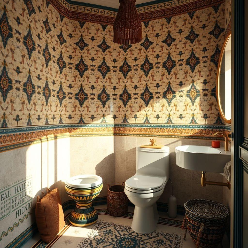 Tribal toilet - AI Generated