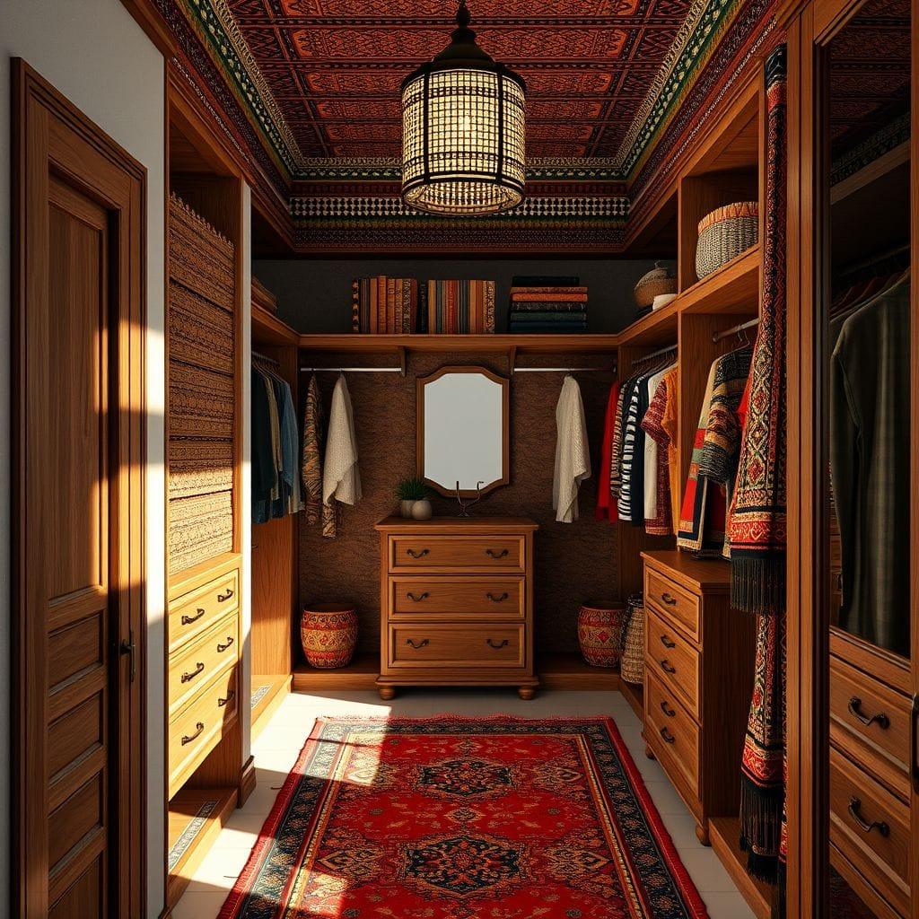 Tribal walk-in closet - AI Generated