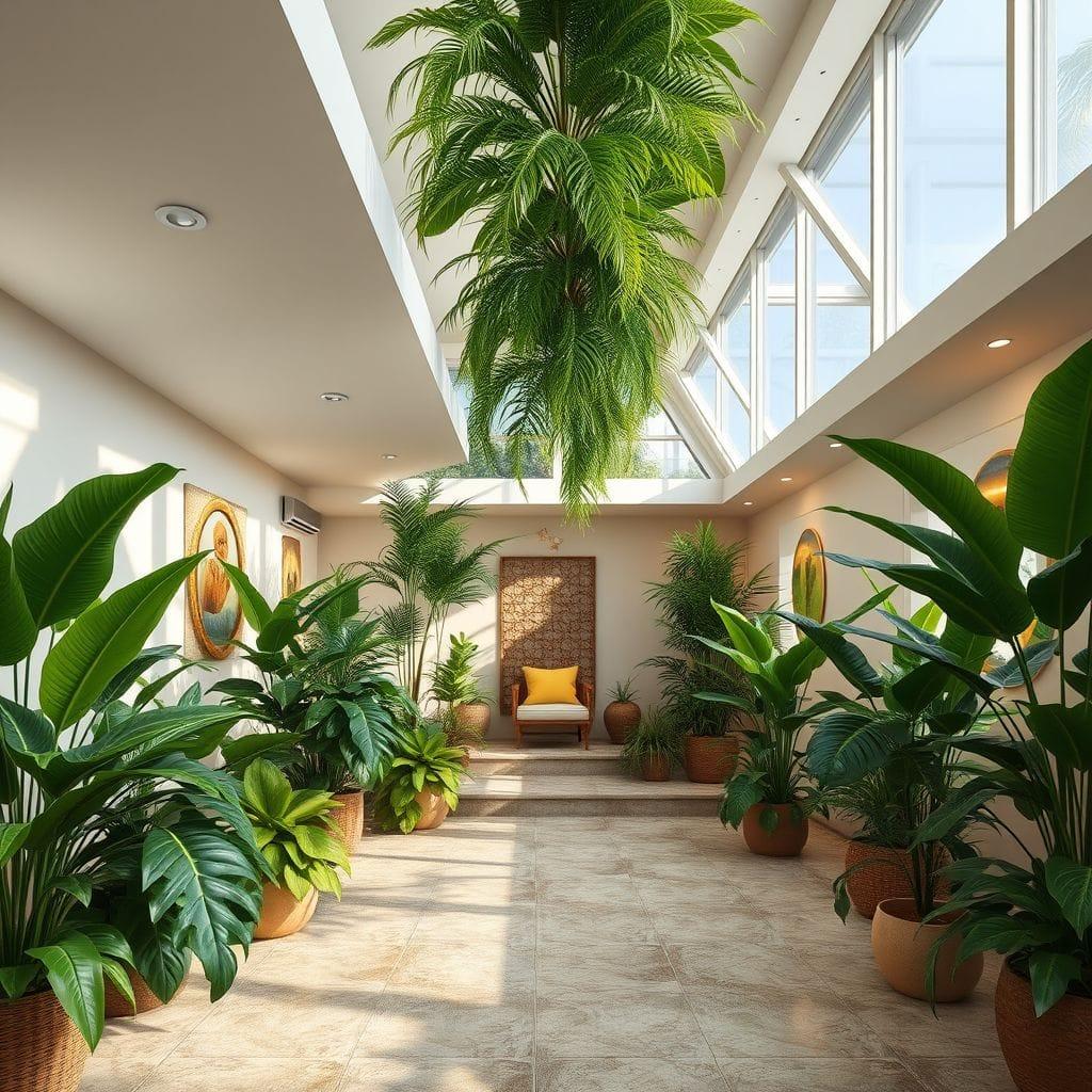 Tropical basement - AI Generated
