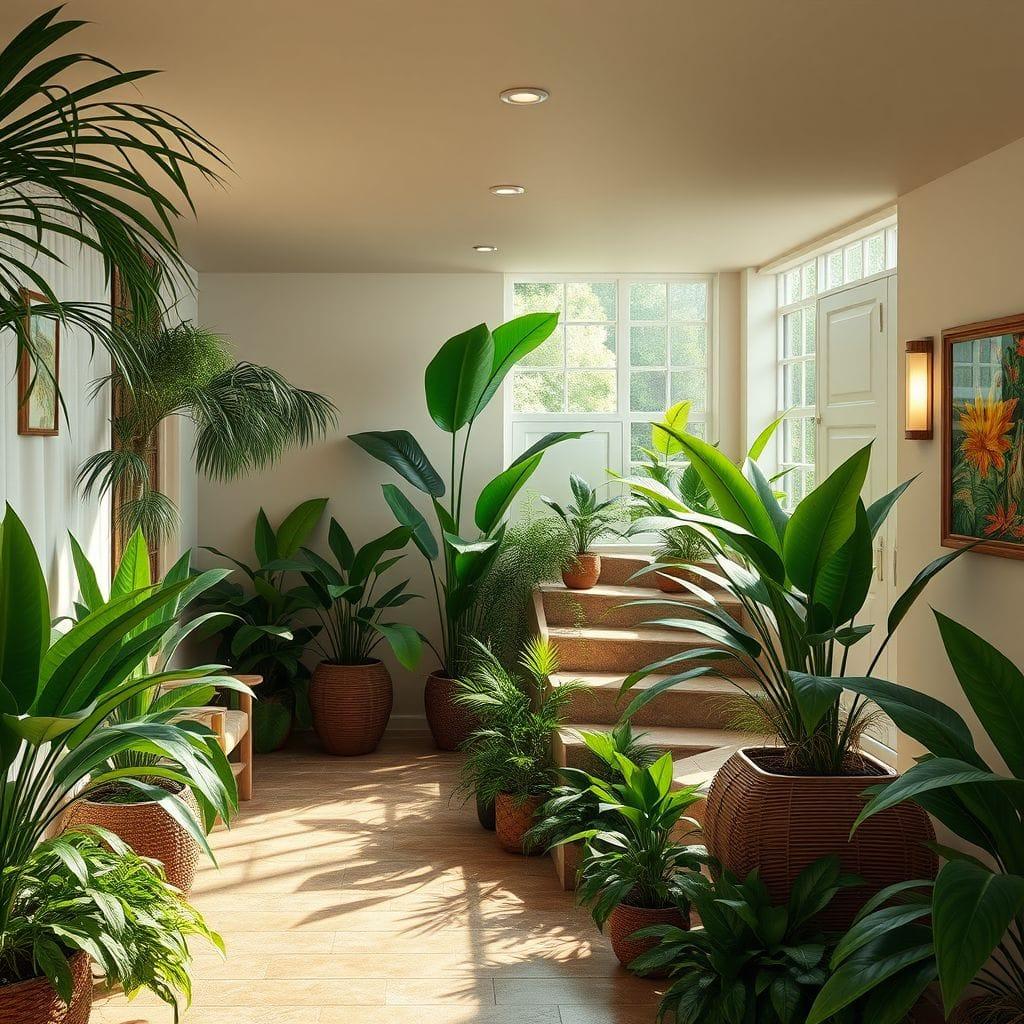 Tropical basement - AI Generated
