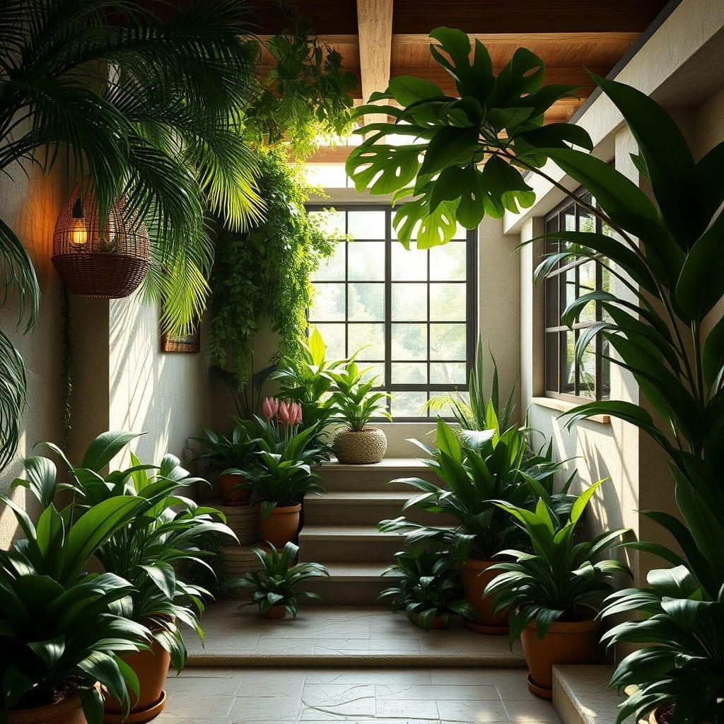 Tropical basement - AI Generated