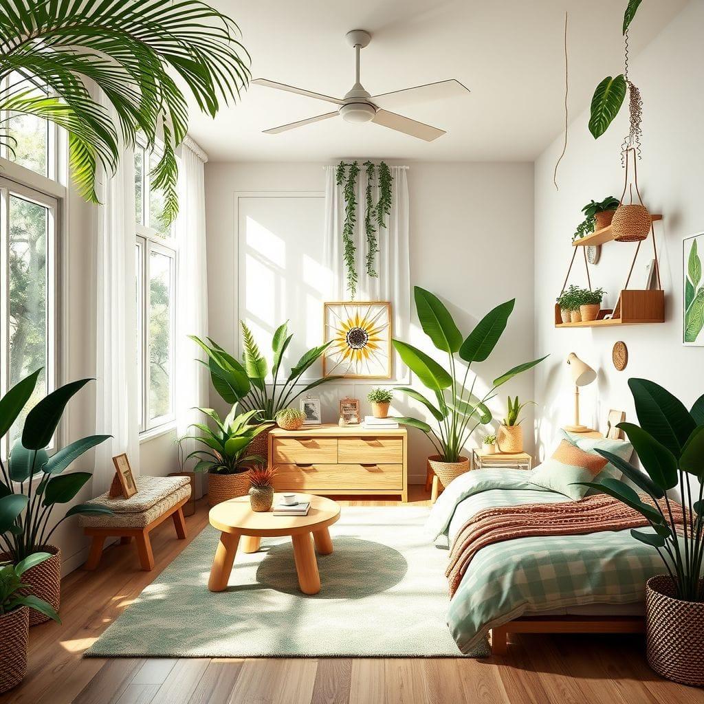 Tropical kids room - AI Generated