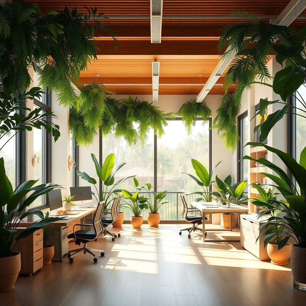 Tropical office - AI Generated