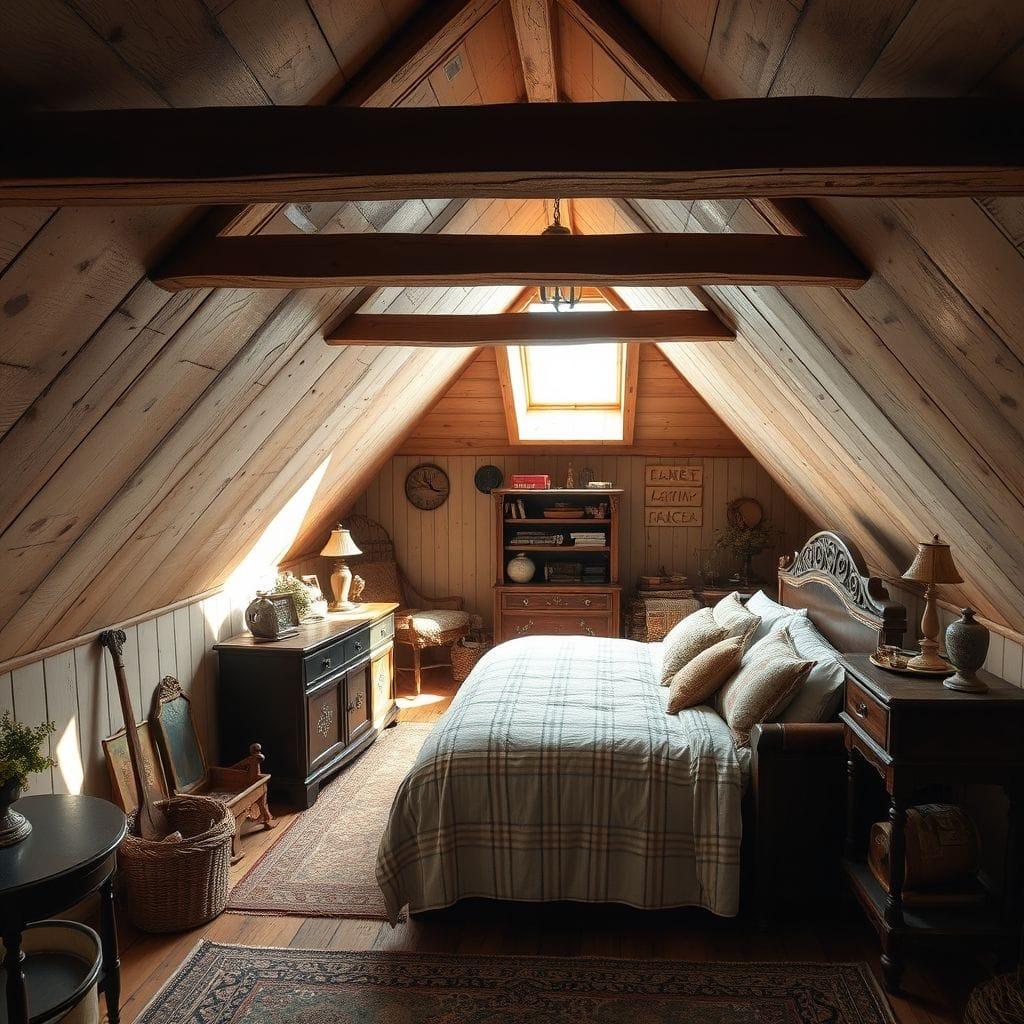 Vintage attic - AI Generated