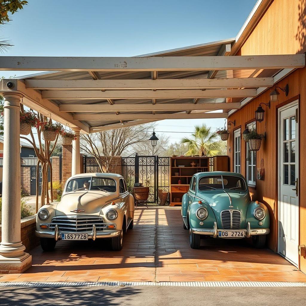 Vintage carport - AI Generated