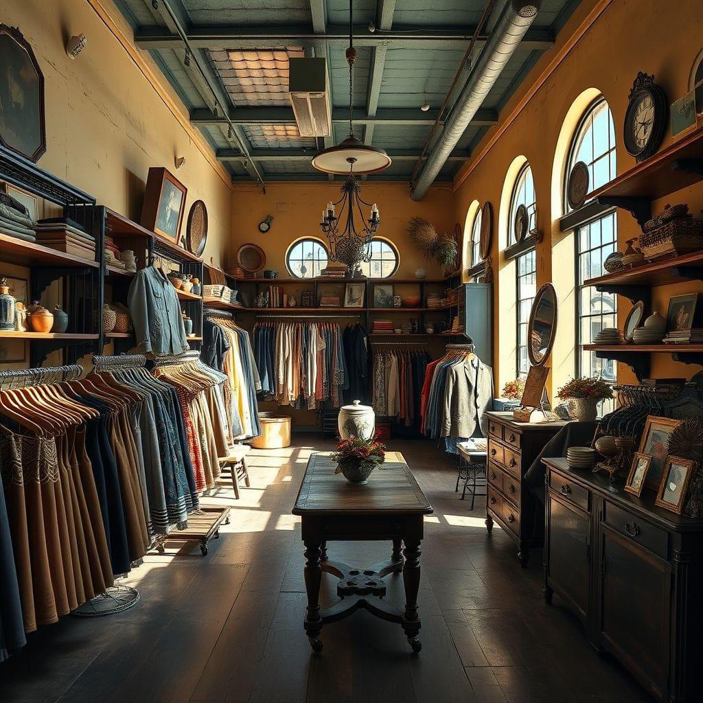 Vintage clothing store - AI Generated