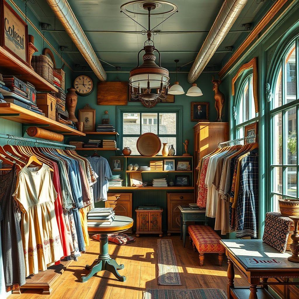 Vintage clothing store - AI Generated