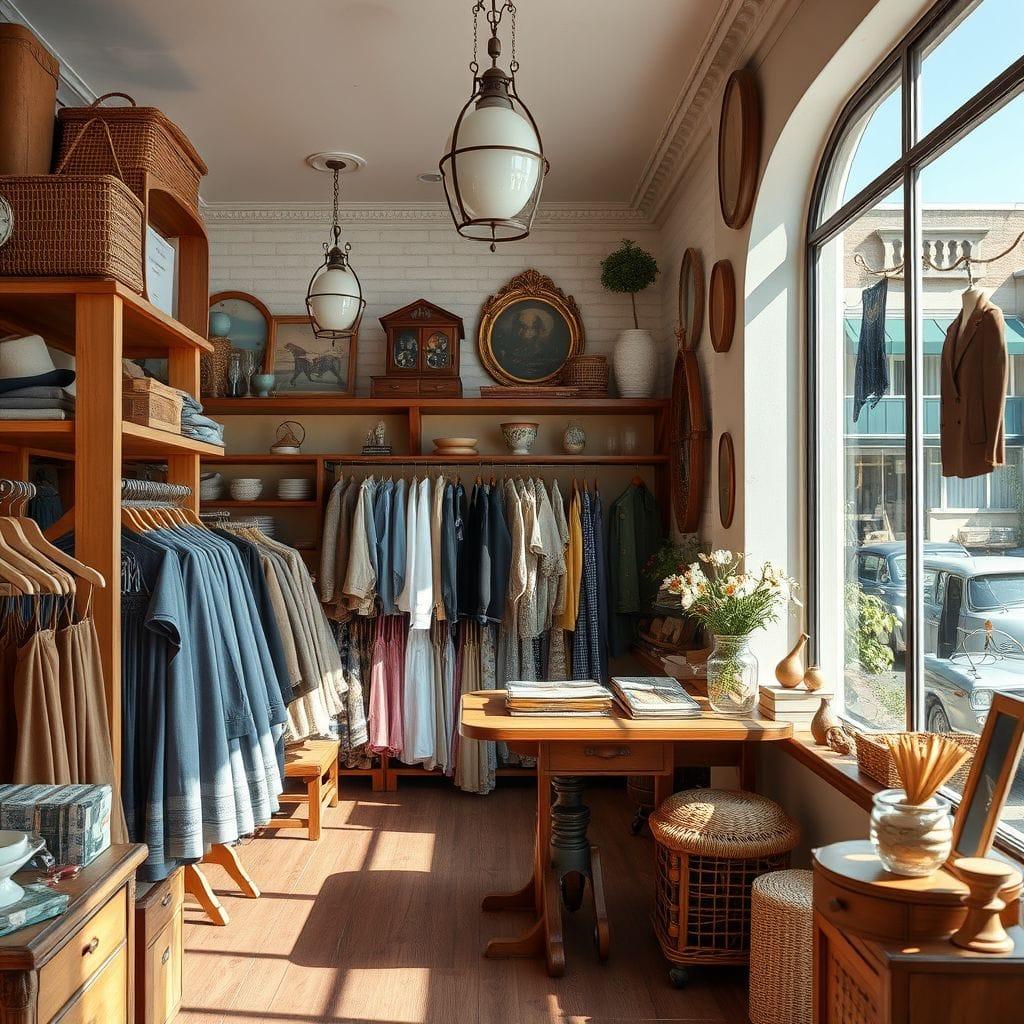 Vintage clothing store - AI Generated