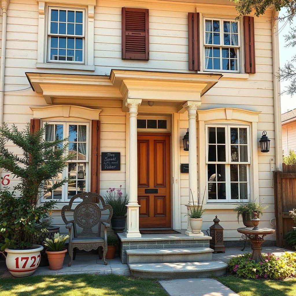 Vintage house exterior - AI Generated