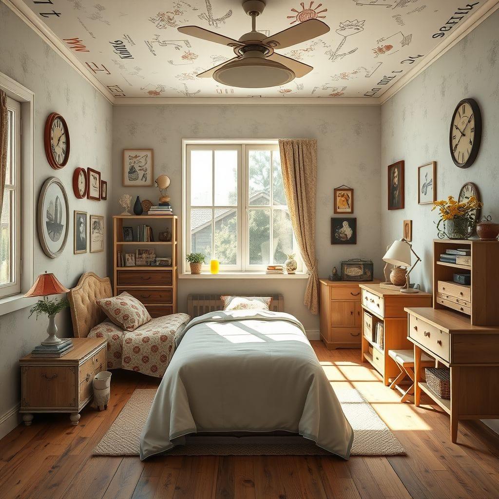 Vintage kids room - AI Generated
