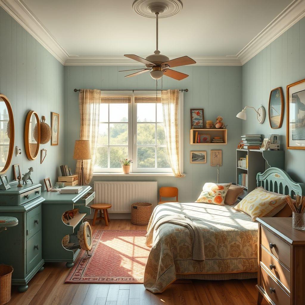 Vintage kids room - AI Generated
