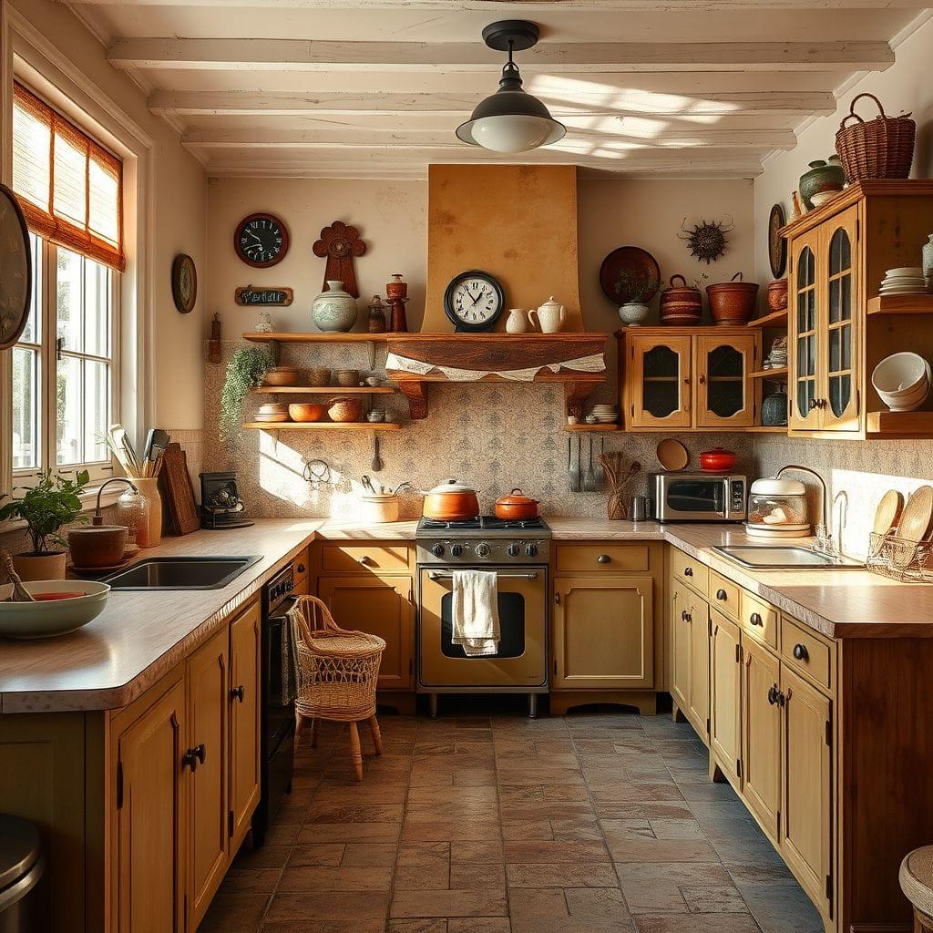 Vintage kitchen - AI Generated