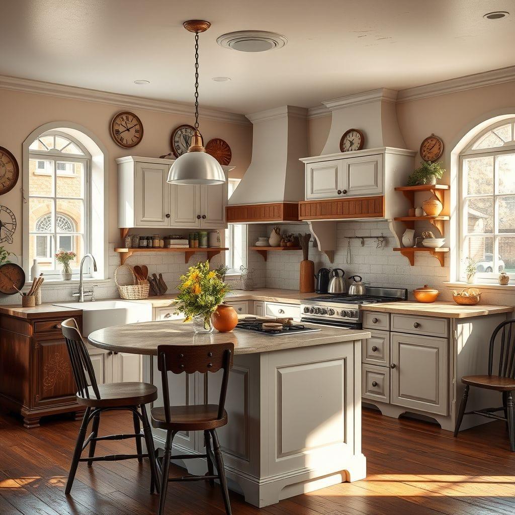 Vintage kitchen - AI Generated