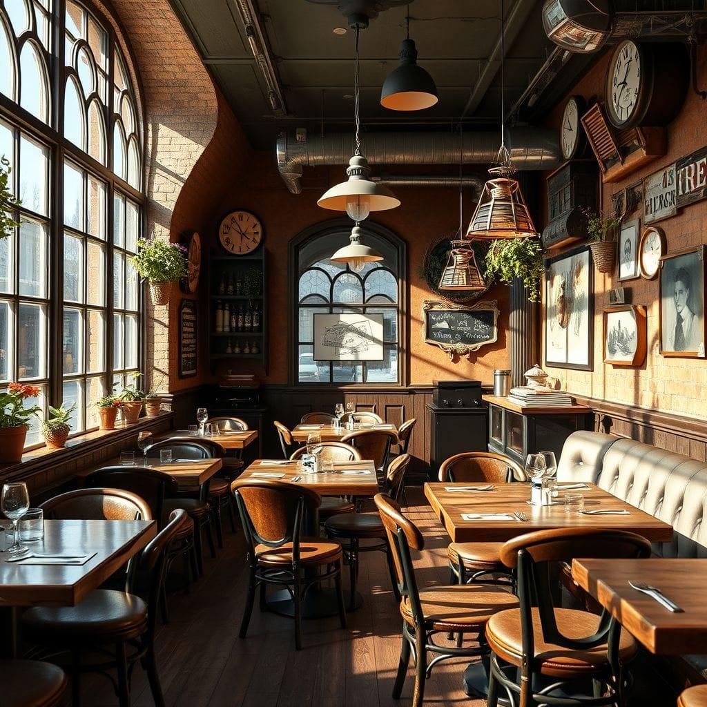 Vintage restaurant - AI Generated