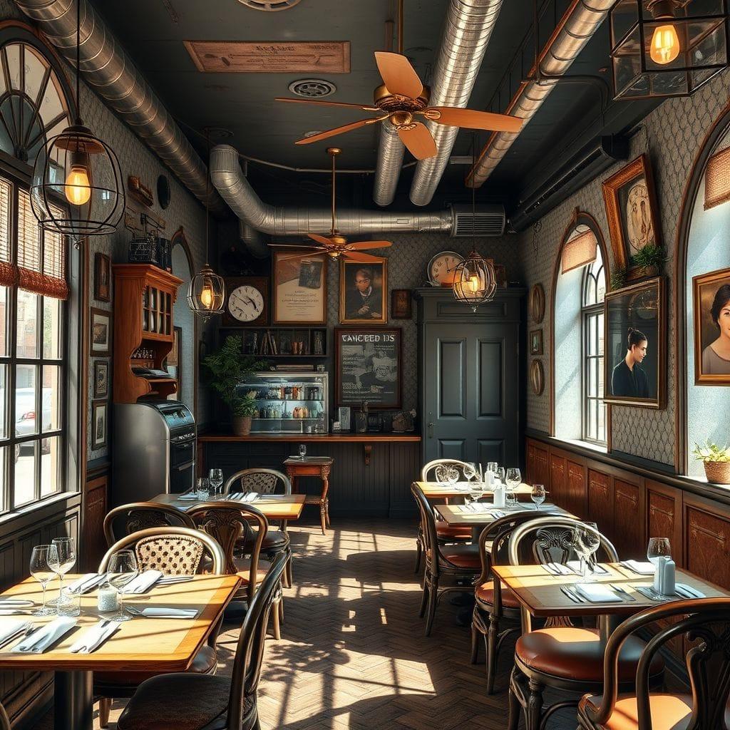 Vintage restaurant - AI Generated