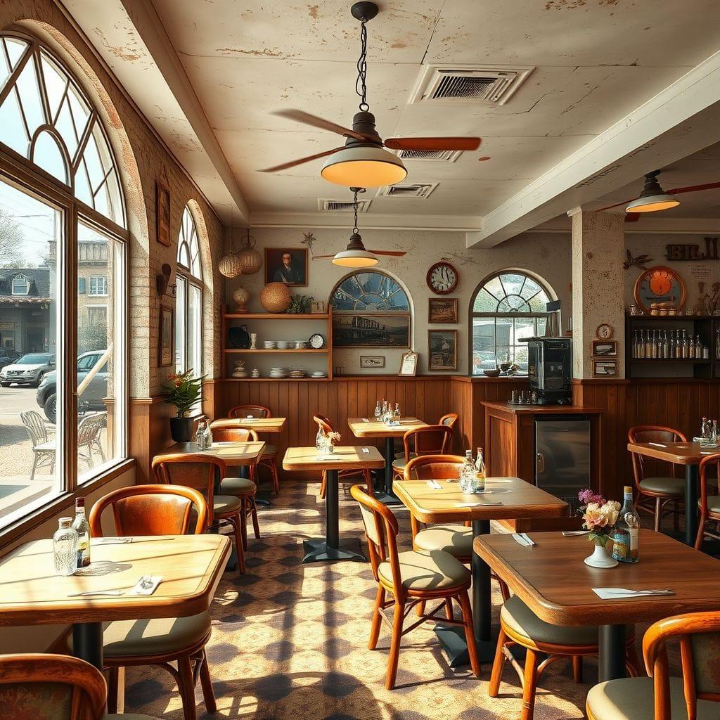 Vintage restaurant - AI Generated