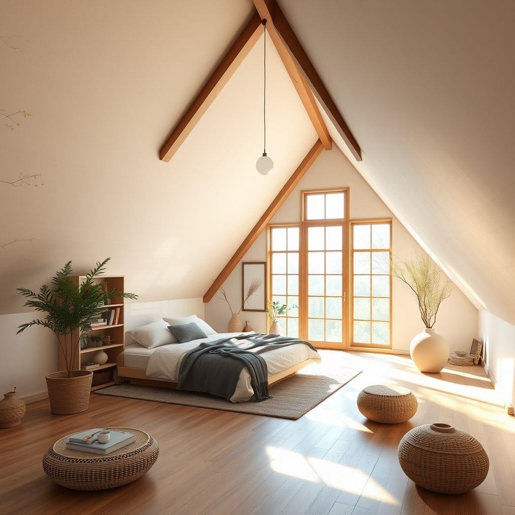 Zen attic - AI Generated