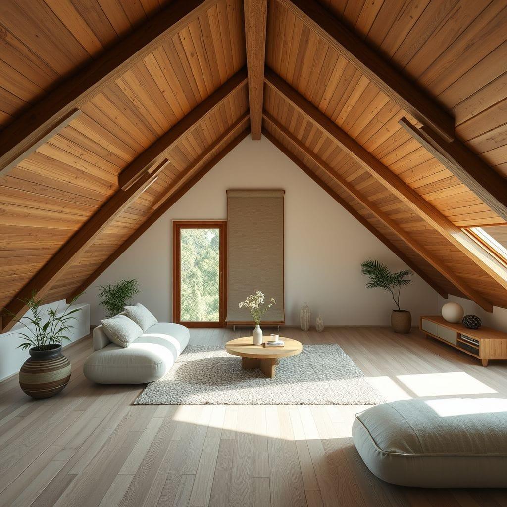 Zen attic - AI Generated