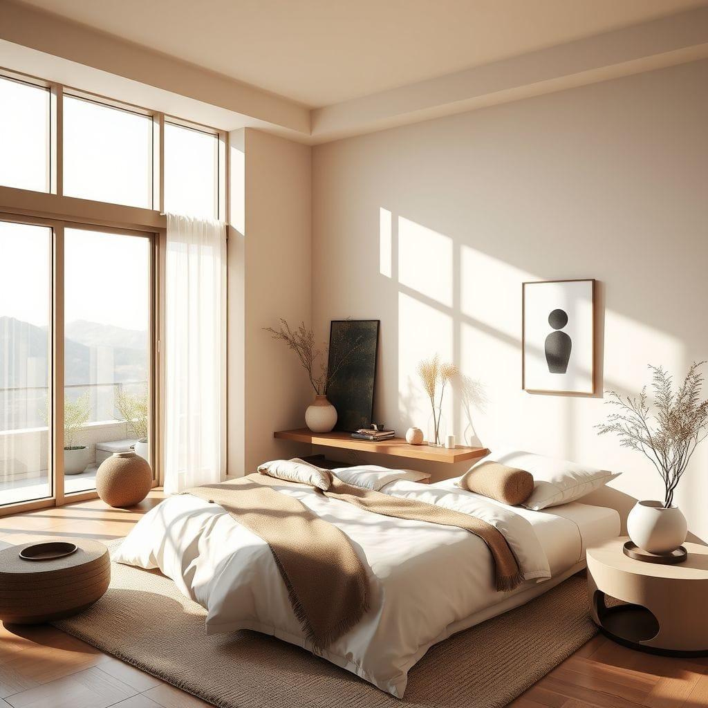 Zen bedroom - AI Generated
