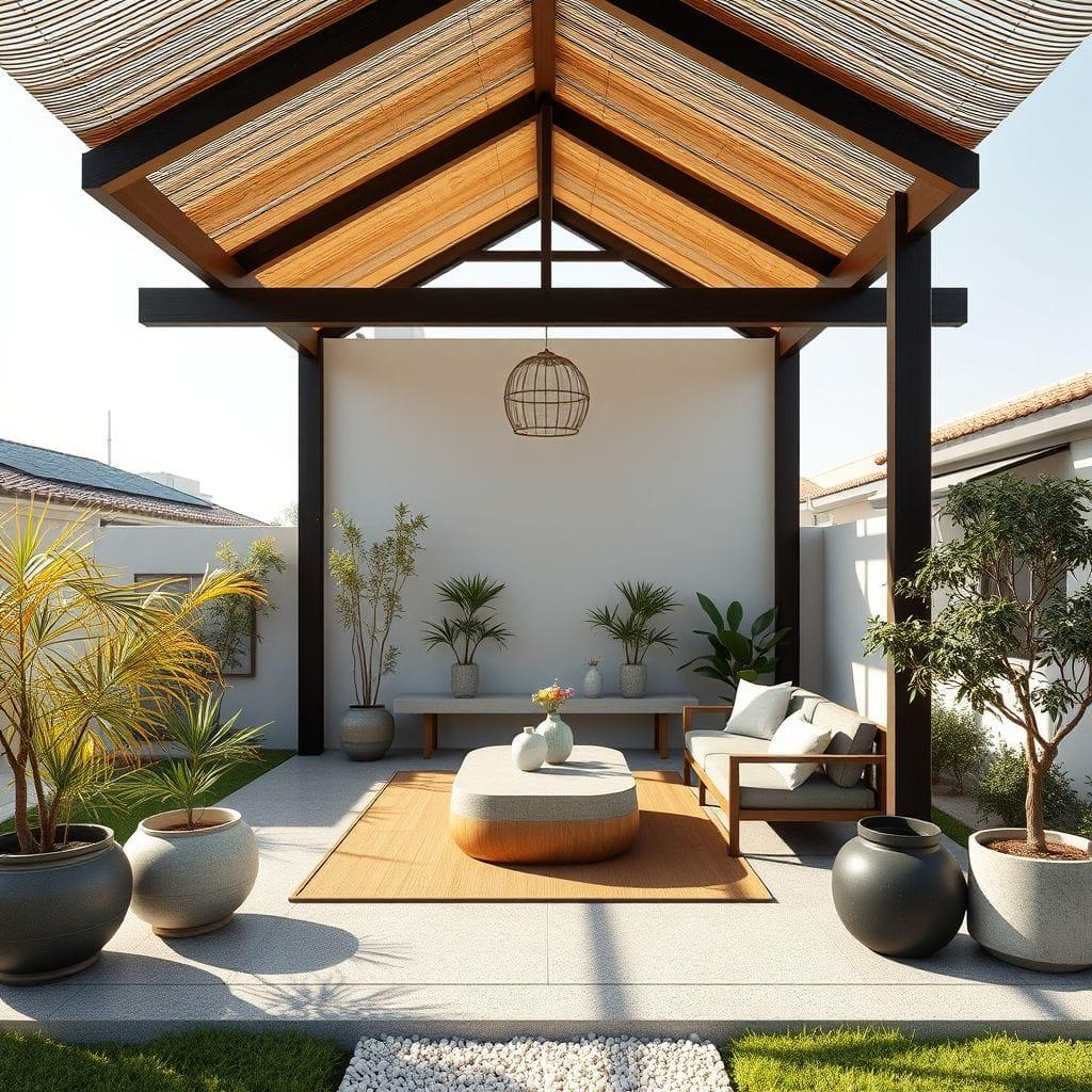 Zen carport - AI Generated