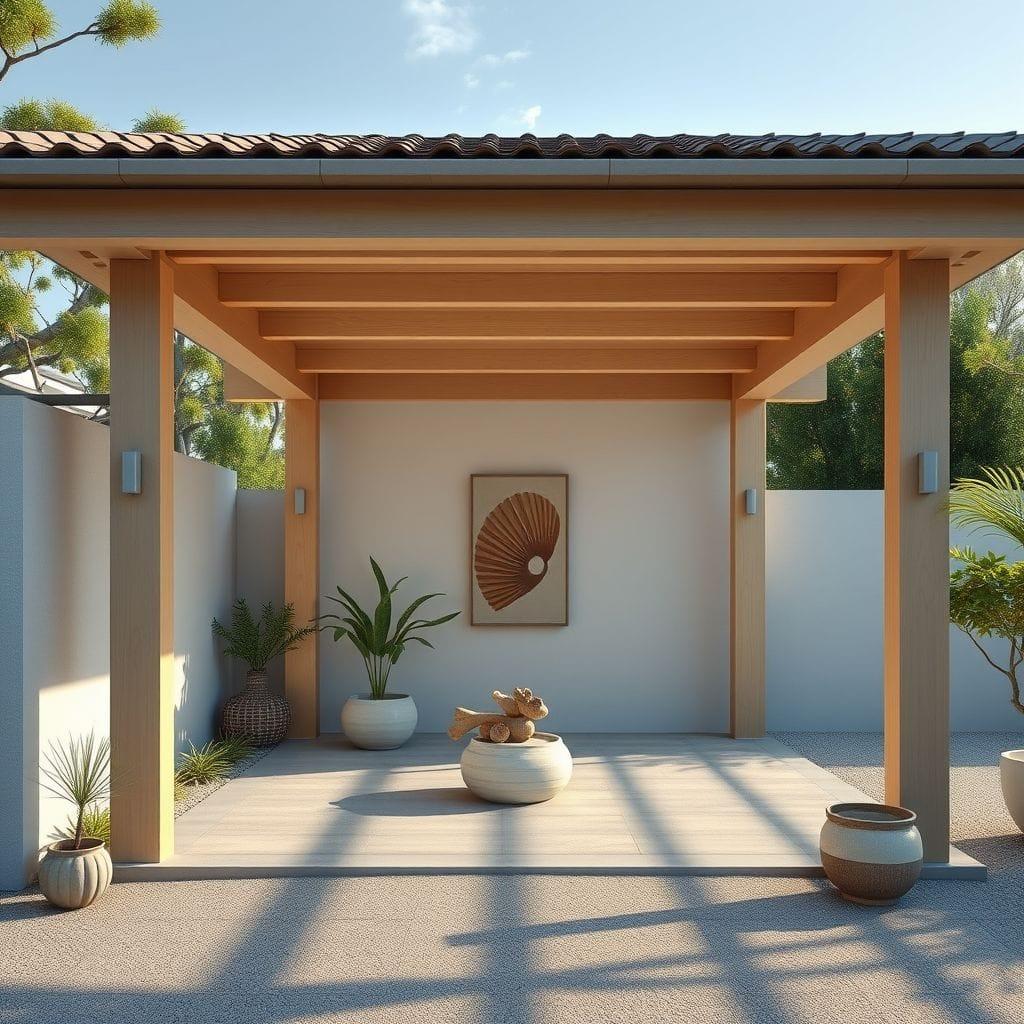 Zen carport - AI Generated