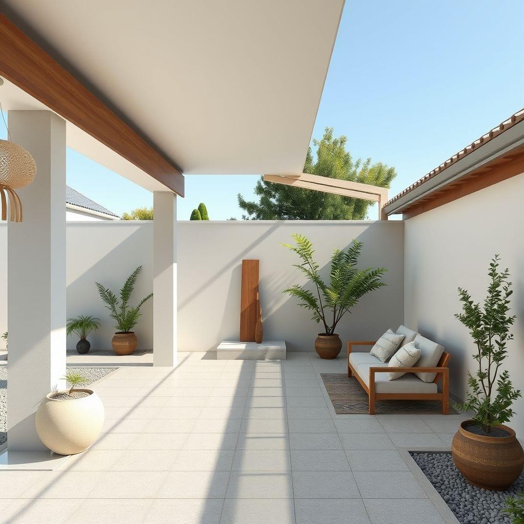 Zen carport - AI Generated