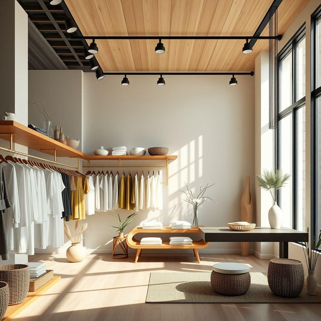 Zen clothing store - AI Generated
