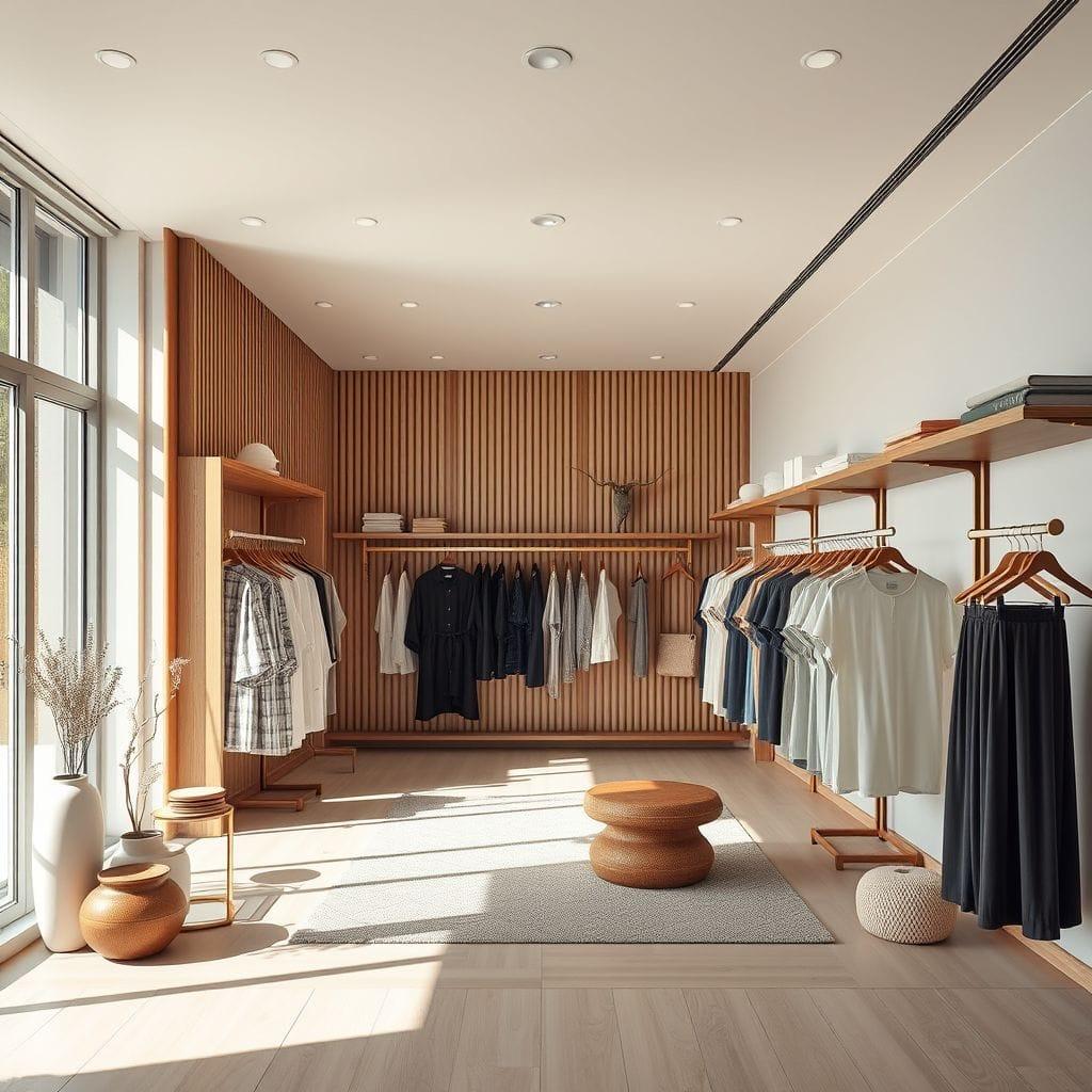 Zen clothing store - AI Generated