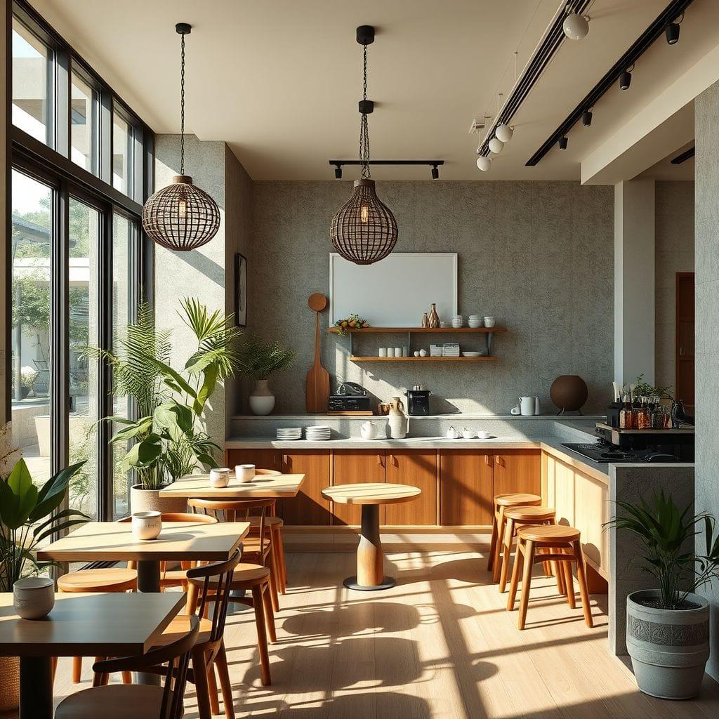 Zen coffee shop - AI Generated