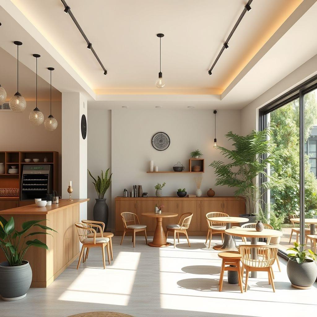 Zen coffee shop - AI Generated