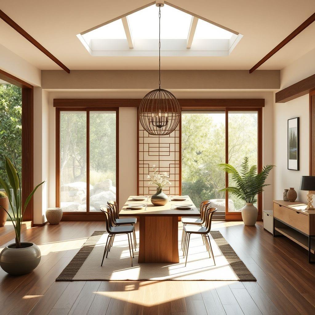 Zen dining room - AI Generated