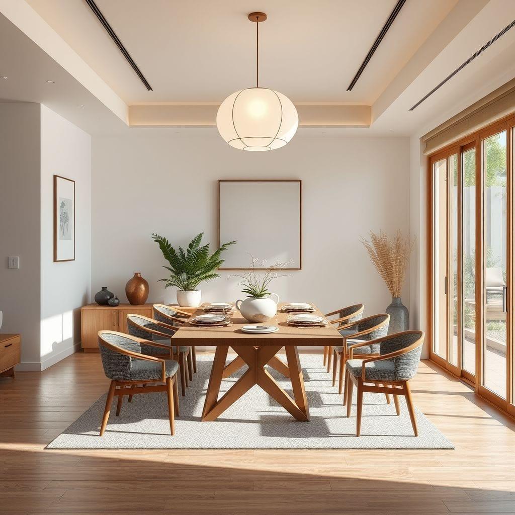 Zen dining room - AI Generated