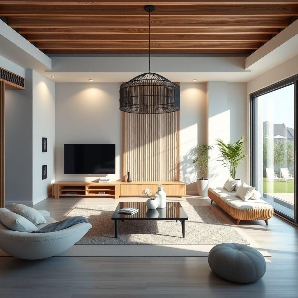Zen entertainment room - AI Generated