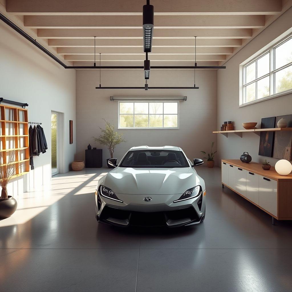 Zen garage - AI Generated