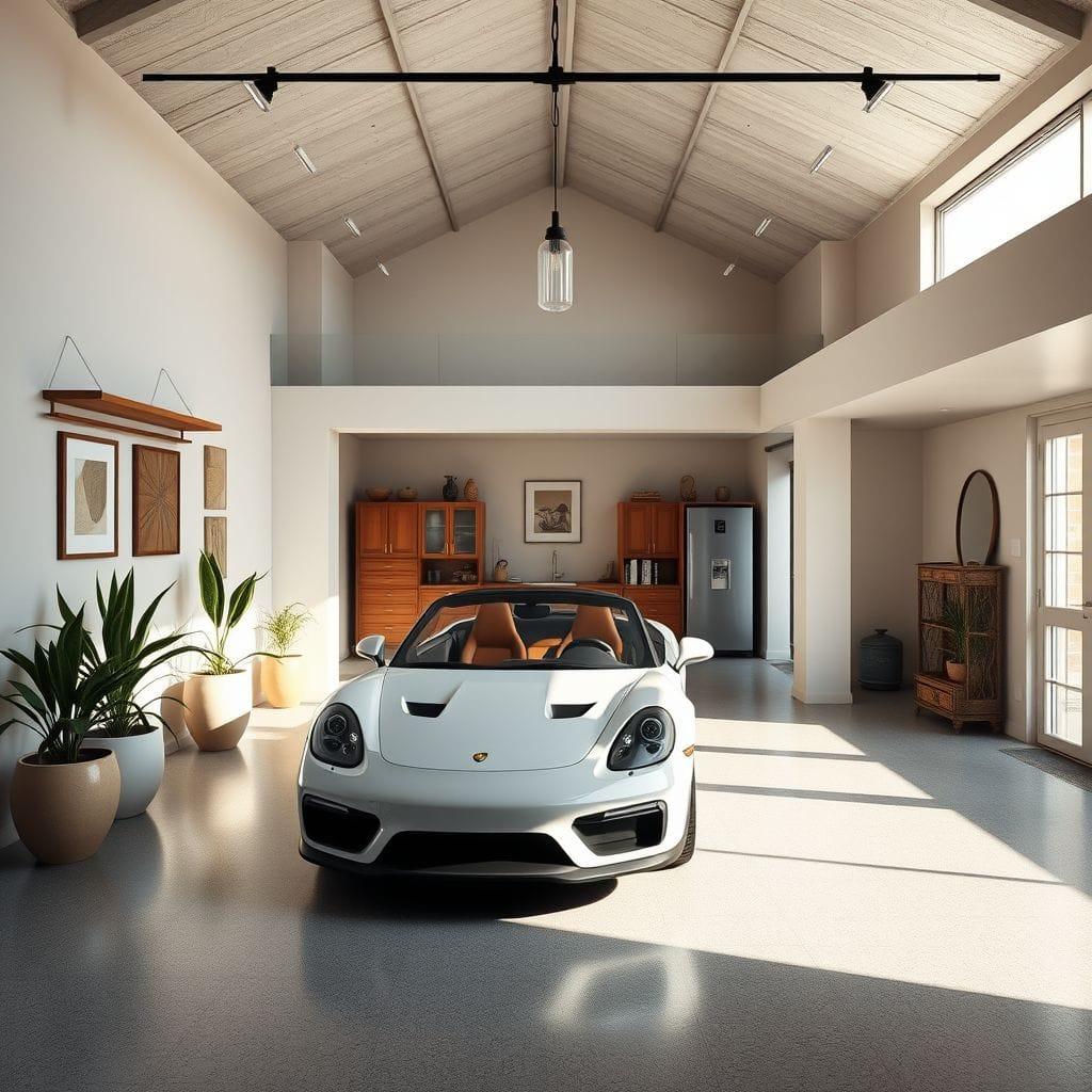 Zen garage - AI Generated