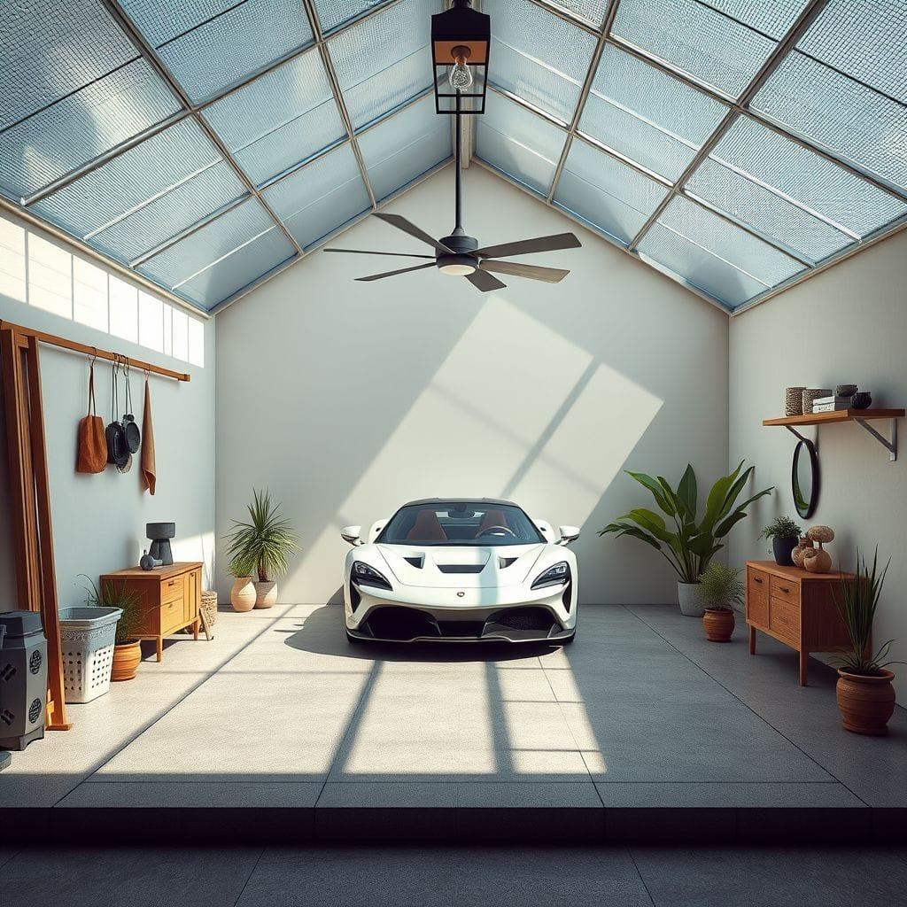 Zen garage - AI Generated